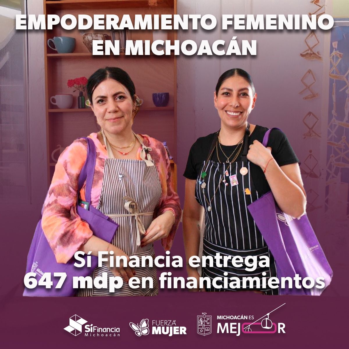 GEM | Entregados más de 647 mdp en créditos para empoderar a mujeres: Sí  Financia